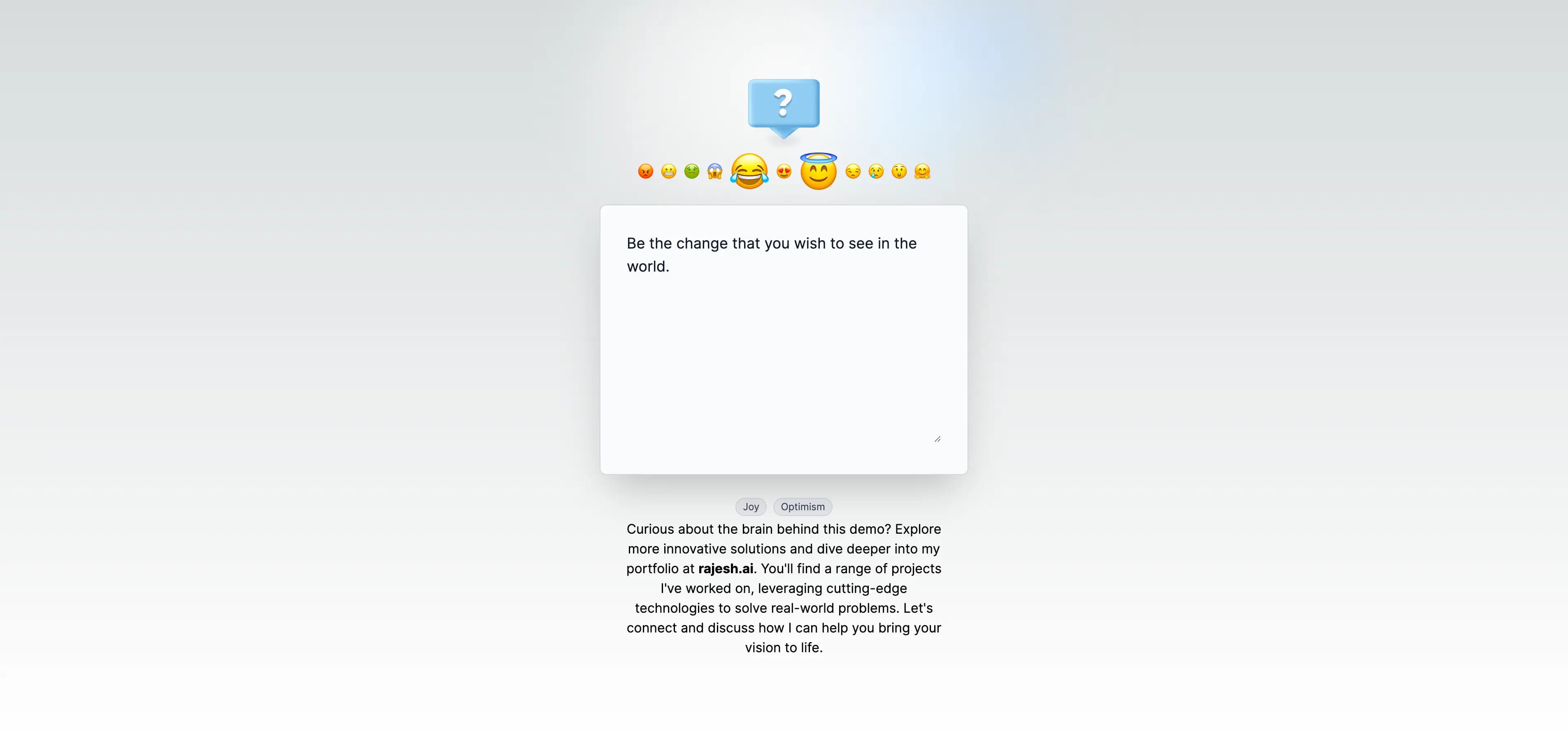Visual sentiment feedback