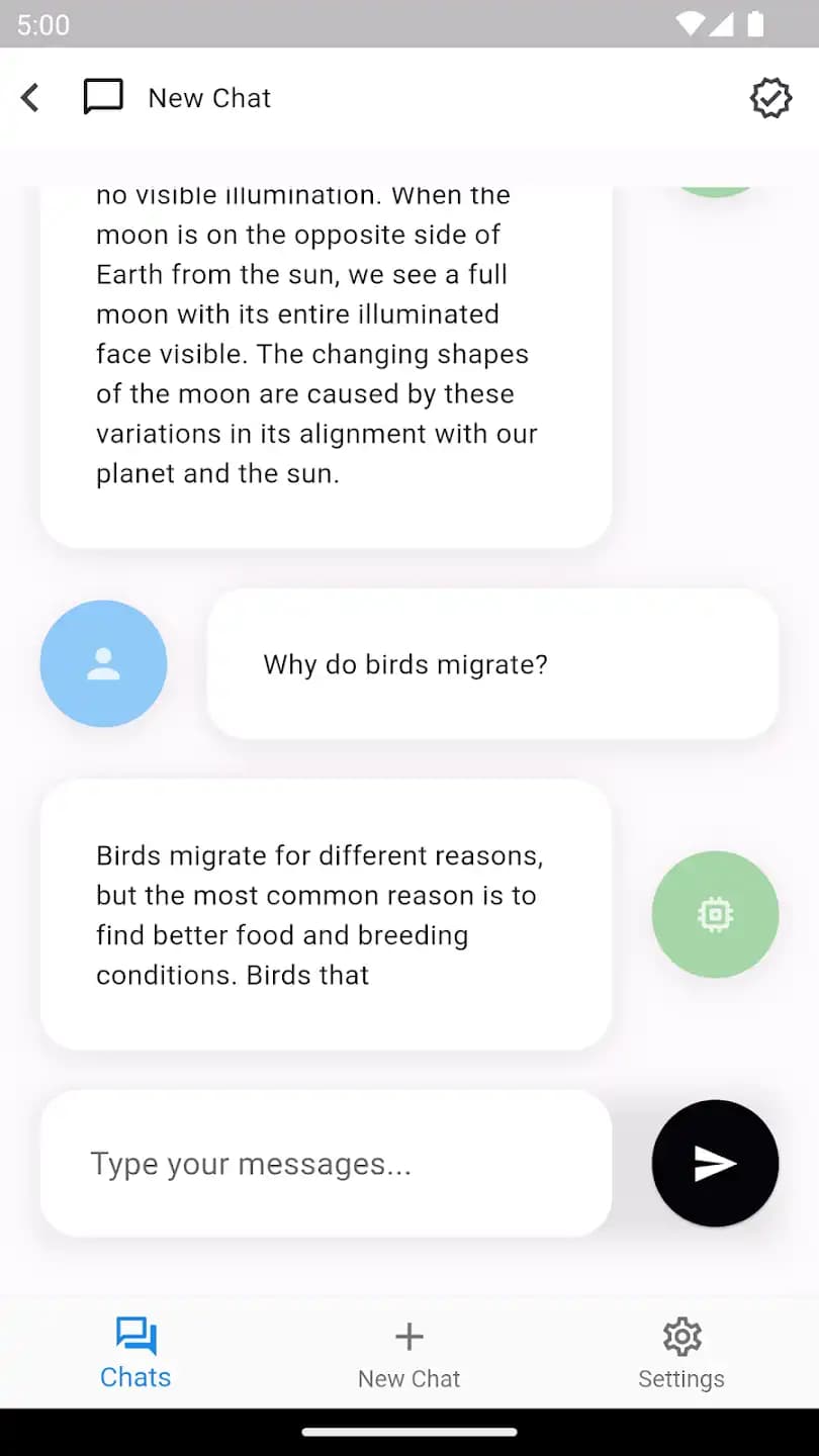 Conversation history and navigation